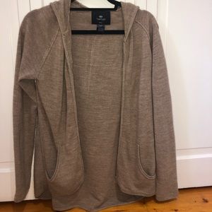 Wool zip up, sweater